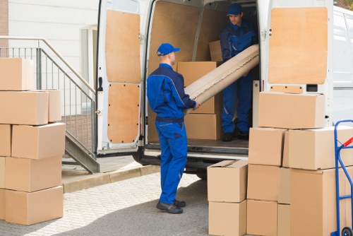 Careful packing and preparation for a man and van move