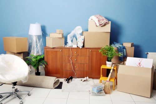 Fragile items carefully wrapped by packing experts in Freezywater