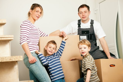 Professional removals van prepared for a local move in Freezywater