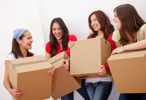 Carefully packed belongings ready for small removals in Freezywater