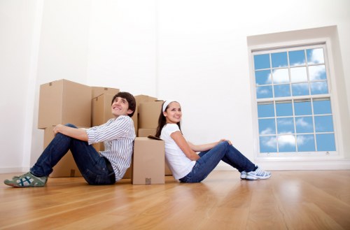 Packing office equipment for a Freezywater business move